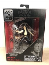 Star Wars Black Series Titanium 40th Anniversary Han Solo Action Figure