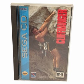 Cliffhanger (Sega CD, 1993) Authentic CIB Complete w/ Manual + Reg Card Tested