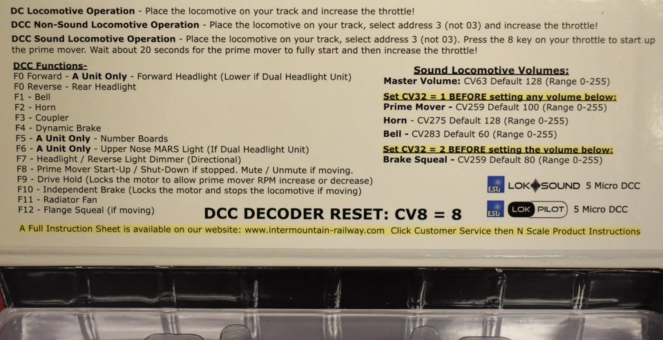 Locomotora InterMountain 69225S-05 Great Northern Big Sky Blue F7A número 276A Foto 4 de 4