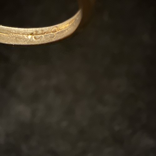 VTG Uncas Cocktail Ring Size 8 Faux Opal Clear Rhinestone Gold Tone (Lot#377) - Picture 9 of 9