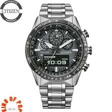 CITIZEN JV2006-55H , Sky Pilot , Promaster, Zafiro,20 Bar *FREE SHIPPING*