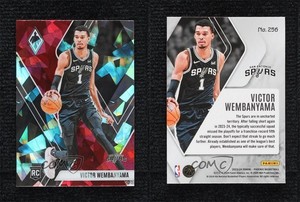 2023-24 Panini Phoenix Rookies Red Ice Phoenix Victor Wembanyama #256 Rookie RC