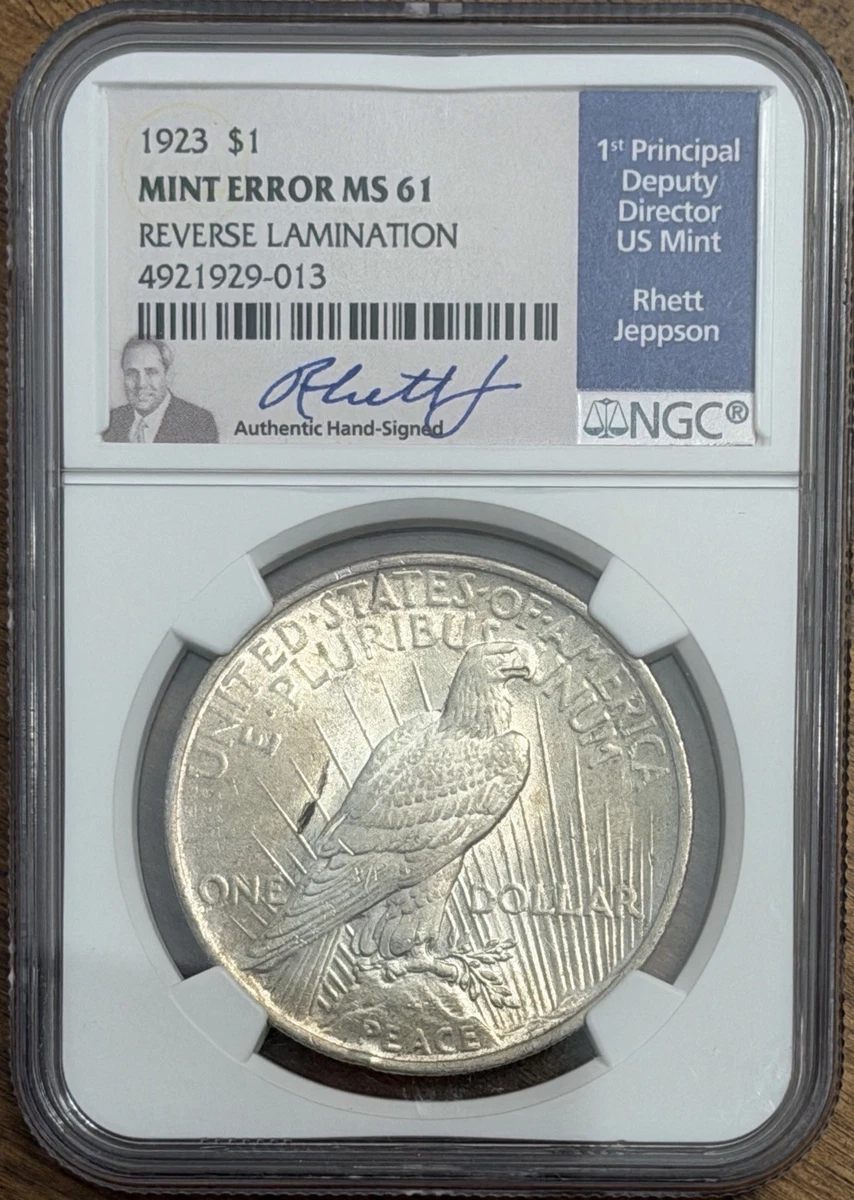Uncirculated Peace Dollar 1923 Year US Coin Errors for sale | eBay