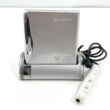 SHARP WALKMAN MD-DS55 Portable MD Player Mini Disc Silver Used Working