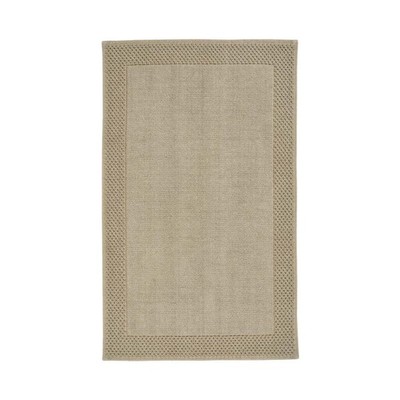 Badteppich Aquanova Yuna 754 Almond 100% Baumwolle Badematte Mandel Beige