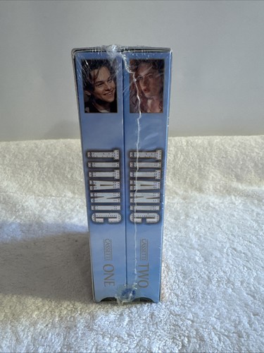 Titanic 1997 Movie VHS 2-Tape Box Set Sealed New In Box - Picture 6 of 10