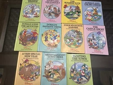 Vintage 1991 Disney Small World Library Lot Of 11 Hardback Books