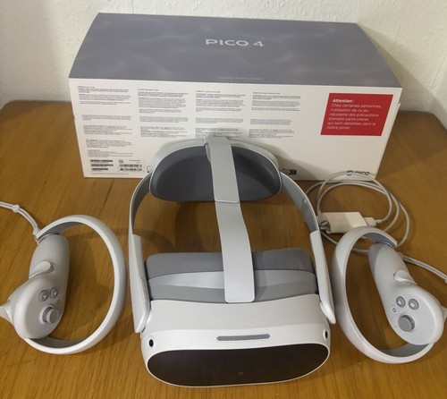 Pico 4 All-in-One VR Brille – 256 GB Komplett Inkl. OVP Grau/Weiß