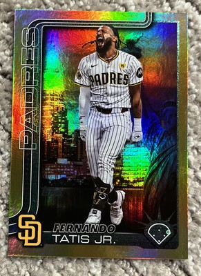 2025 Topps Big Apple SP Fernando Tatis Jr.  /50 Gold Foil NYC Fanfest Padres
