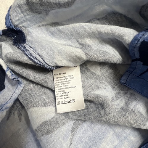 NWT Tommy Bahama Womens XL Island Gauze Top Daybreak Hibiscus 3/4 Sleeve - Picture 10 of 15