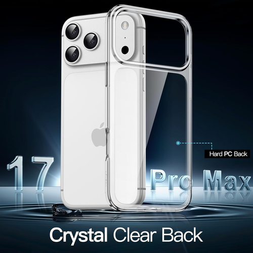 Confezione 3 Cover iPhone 17 17 Pro Max 17 Air Trasparente Antiurto Slim Resistente Bumper - Foto 5 di 14
