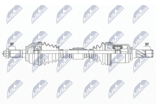 Nty NPW-MZ-060 Antriebswelle Vorne Links FüR Mazda-image