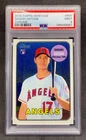 2018 Topps Heritage SHOHEI OHTANI Chrome Rookie RC SP /999 #600 Mint PSA 9