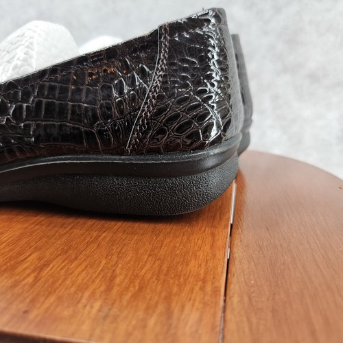 Golden Road New York Damenschuhe braun Patten Schlangenleder Größe 5 neu ohne Karton - Bild 3 von 9