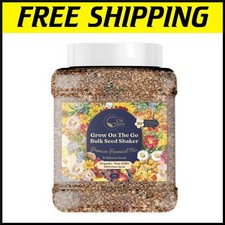 Transform Your Garden with 1 lb Perennial Wildflower Seed Shaker - Kid-Friendly 98.32 per gallon