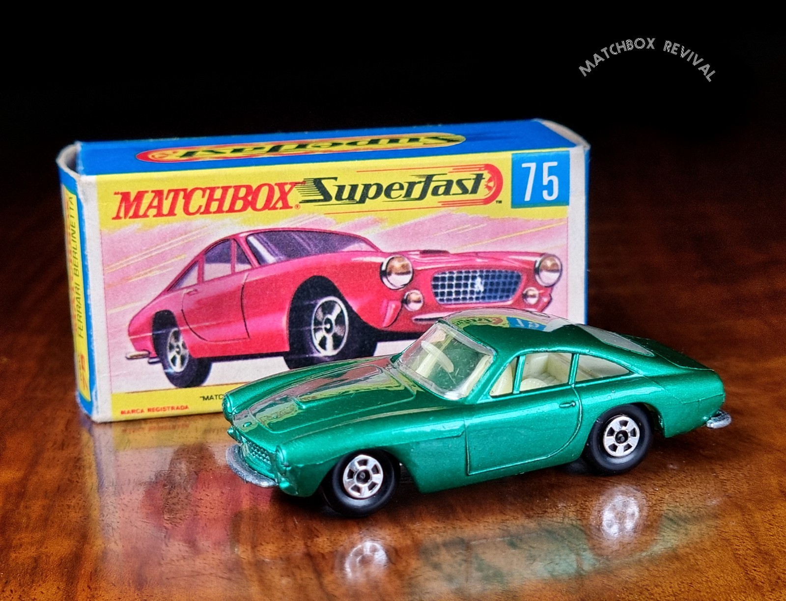 Matchbox 75b, Ferrari Berlinetta - Free Price Guide & Review
