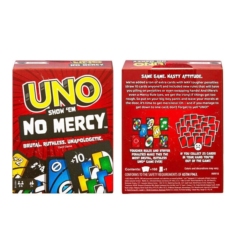 UNO Show 'Em No Mercy, UNO No Mercy Card Game for Kids, Adults & Family Night - Image 3 of 4