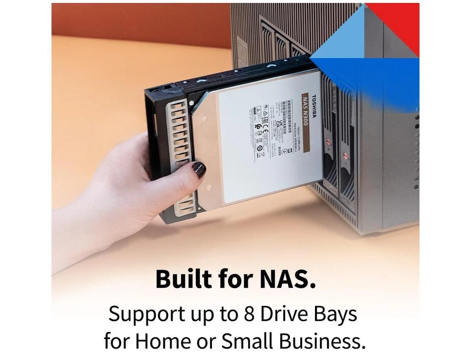 Toshiba N300 12TB NAS 3.5-Inch Internal Hard Drive - CMR SATA 6 Gb/s 7200 RPM - Image 2 of 4