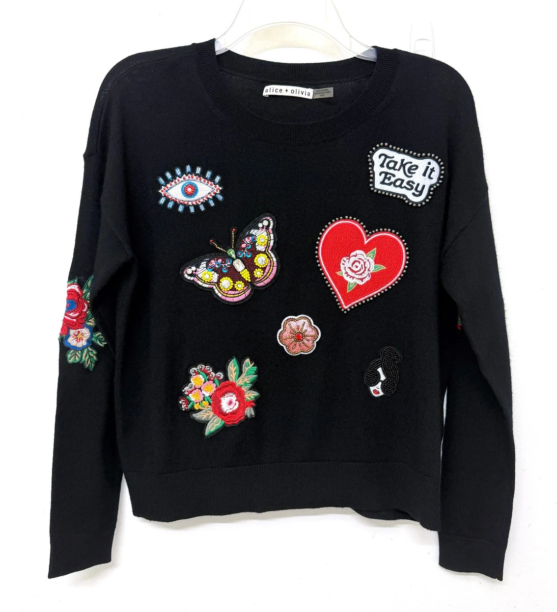 アリスアンドオリビア alice＋olivia セーター ニット ハート 蝶々 Alice + Olivia Sweaters for Women for sale | eBay