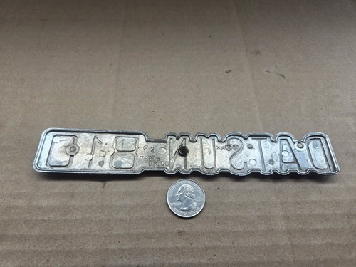 Datsun OEM 810 Vintage Emblema Insignia Logo Placa de identificación Nombre Insignia 78895 U8700 - Imagen 3 de 3