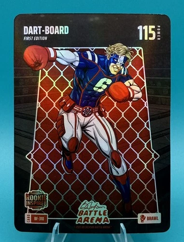 2026 Bo Jackson Battle Arena #BF-310 Jaxson Dart (Dart-Board) Brawl Foil (RC)