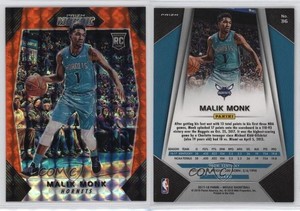 2017-18 Panini Prizm Mosaic Orange Malik Monk #36 Rookie RC