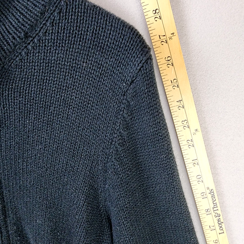 Michael Kors Pullover Jacke schwarz Strick Reißverschluss Größe PL - Bild 3 von 10