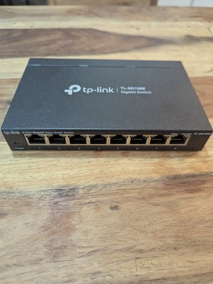 TP-Link TL-SG108E (8 Ports - 10/100/1000 RJ45) Easy Smart Managed Switch
