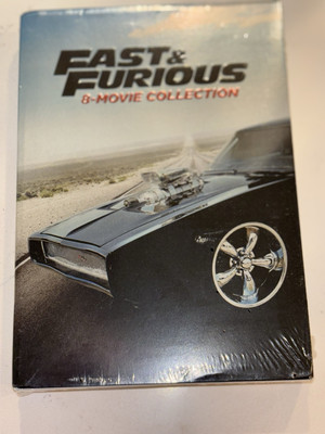 SEALED NEW Fast & Furious 8-Movie Collection [DVD] & Bonus Disc & HOURS FEATURES