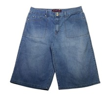 Gloria Vanderbilt Womens Denim Capris Pockets Stretch Blue Size 14