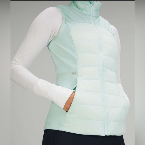 Lululemon Down for It All Weste zart neuwertig Größe 14 68 $ Damen Winter Herbst