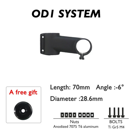 -6/17 Degree IX2 Bicycle Stem Fork 28.6/31.8mm Carbon Ultralight 80-120mm - Picture 17 of 43