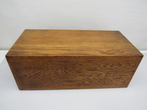 Vintage Cole Oak Wood Card Catalog Drawer Library Organizing Home Decor Mission - Picture 10 of 19