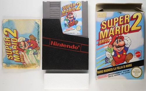 Super Mario Bros 2 NES 1989 MATTEL | COMPLETE | PAL | TESTED | NINTENDO - Picture 8 of 8