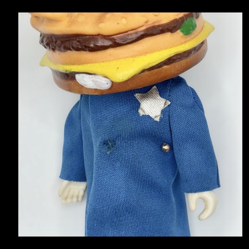 McDonald's OFFICER BIG MAC Vintage 1976 ACTION FIGURE Missing Pants Belt Whistle - Picture 11 of 24