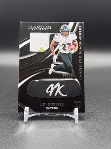 2020 Panini Immaculate -  JK Dobbins Rookie Eye Black Jersey /99 RC REB-9 J.K.