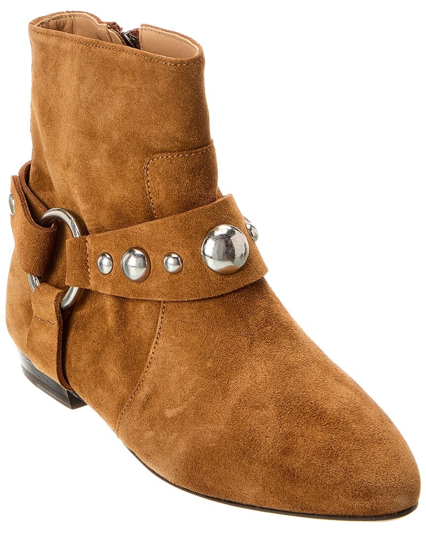 Isabel Marant Siago Suede Bootie Womens Brown 36 69890₽