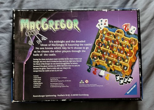 MacGregor Game - Ravensburger 2001 - 100% Complete - Board Game - Halloween Fun - Picture 2 of 11