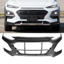 Front Bumper Cover For Hyundai Kona 2018 2019 2020 Unpainted Upper Bumper Grill