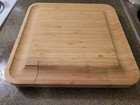 royalhouse bamboo cutting board and silverware set