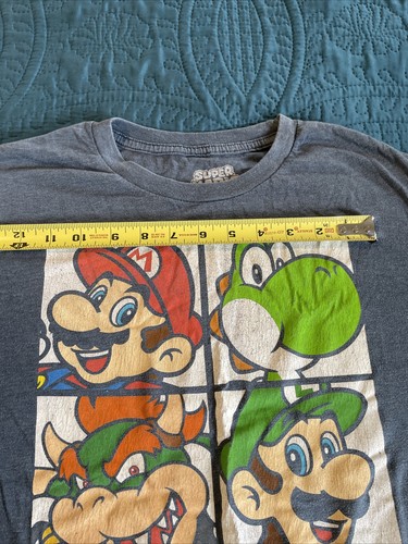 Camiseta Super Mario Brothers 2015, grande, cupé Mario Yoshi Luigi - Imagen 15 de 21