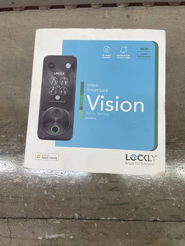 New Lockly Vision Zeno Series Deadbolt Edition Video Smart Lock