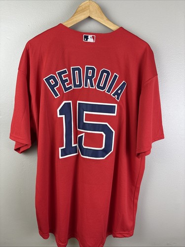Boston Red Sox Majestic Trikot Dustin Pedroia #15 rot Größe Large MLB Coolbase