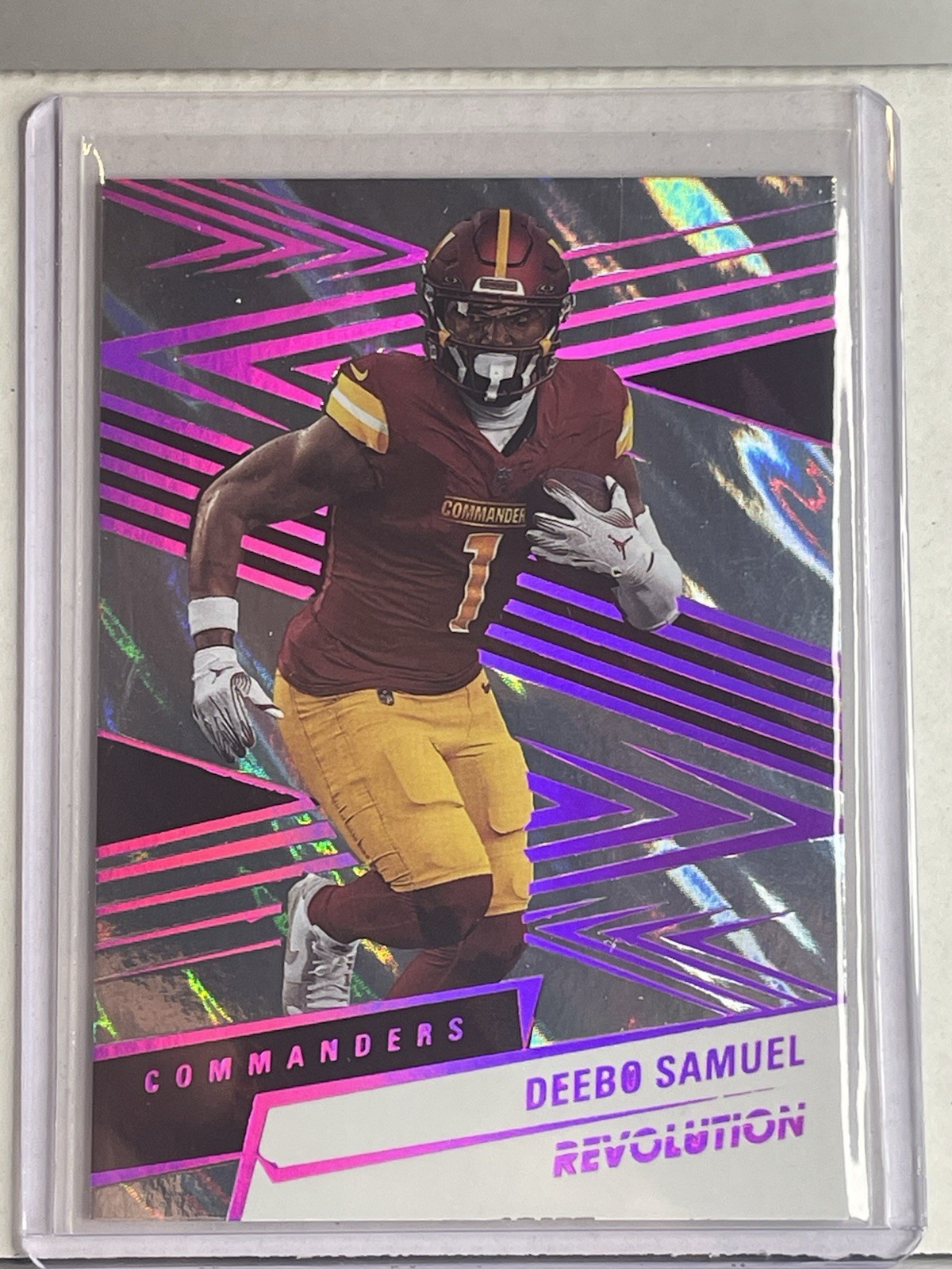 2025 Panini Revolution Deebo Samuel #69 Pink Lava 2/5 Washington Commanders