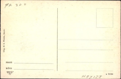 Carte postale Grootzand Sneek Frise Pays-Bas, acheter canal - 3852584