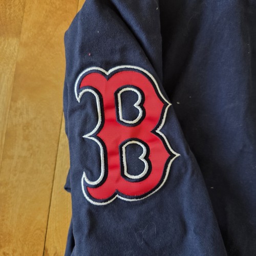 Boston Red Sox G-III Reversible Bomber Varsity Jacket Mens Size M Blue Red - Picture 6 of 16