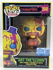 Funko Pop! Art The Clown Blacklight Terrifier Exclusive #2049 + PROTECTOR Case