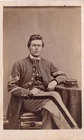 CIVIL WAR CDV PHOTO LT. WILLIAM LAMB CO. F. 39TH ILLINOIS WIA AND KIA LOOK !
