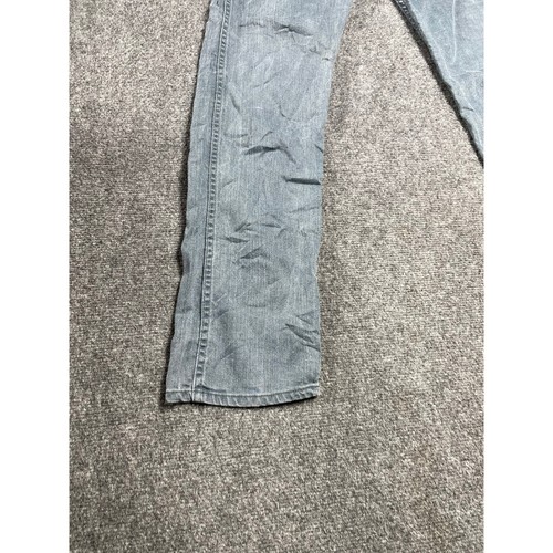 Denim 508 Men's Gray Jeans Straight Leg 5 Pockets Size W32 L32 - Picture 3 of 18