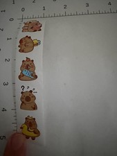 STICKER SHEET: Capybara cute animals zoo
